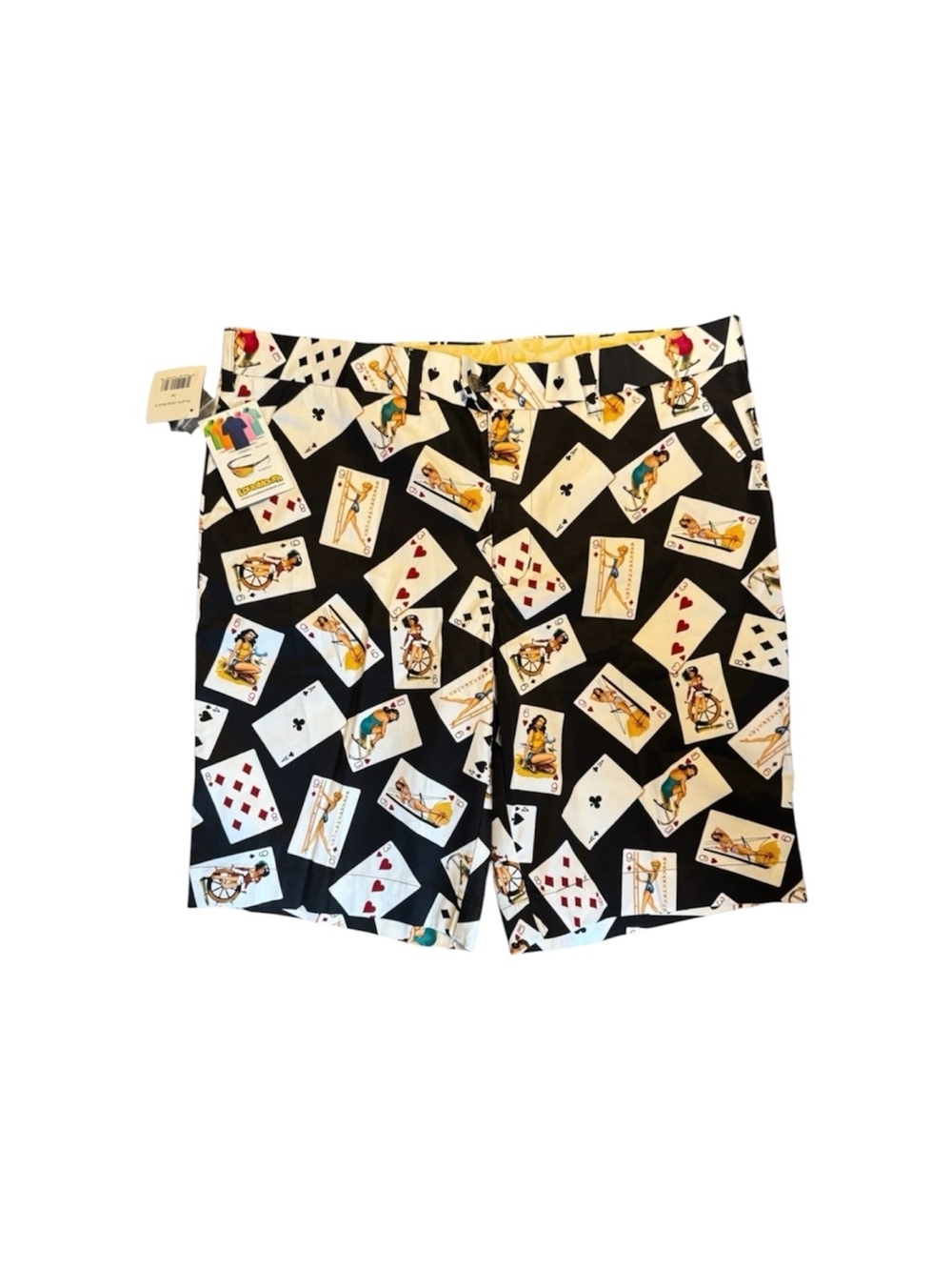 Loudmouth | Naughty Cards Print Shorts